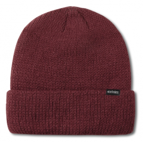 ETNIES WAREHOUSE BEANIE - BURGUNDY 